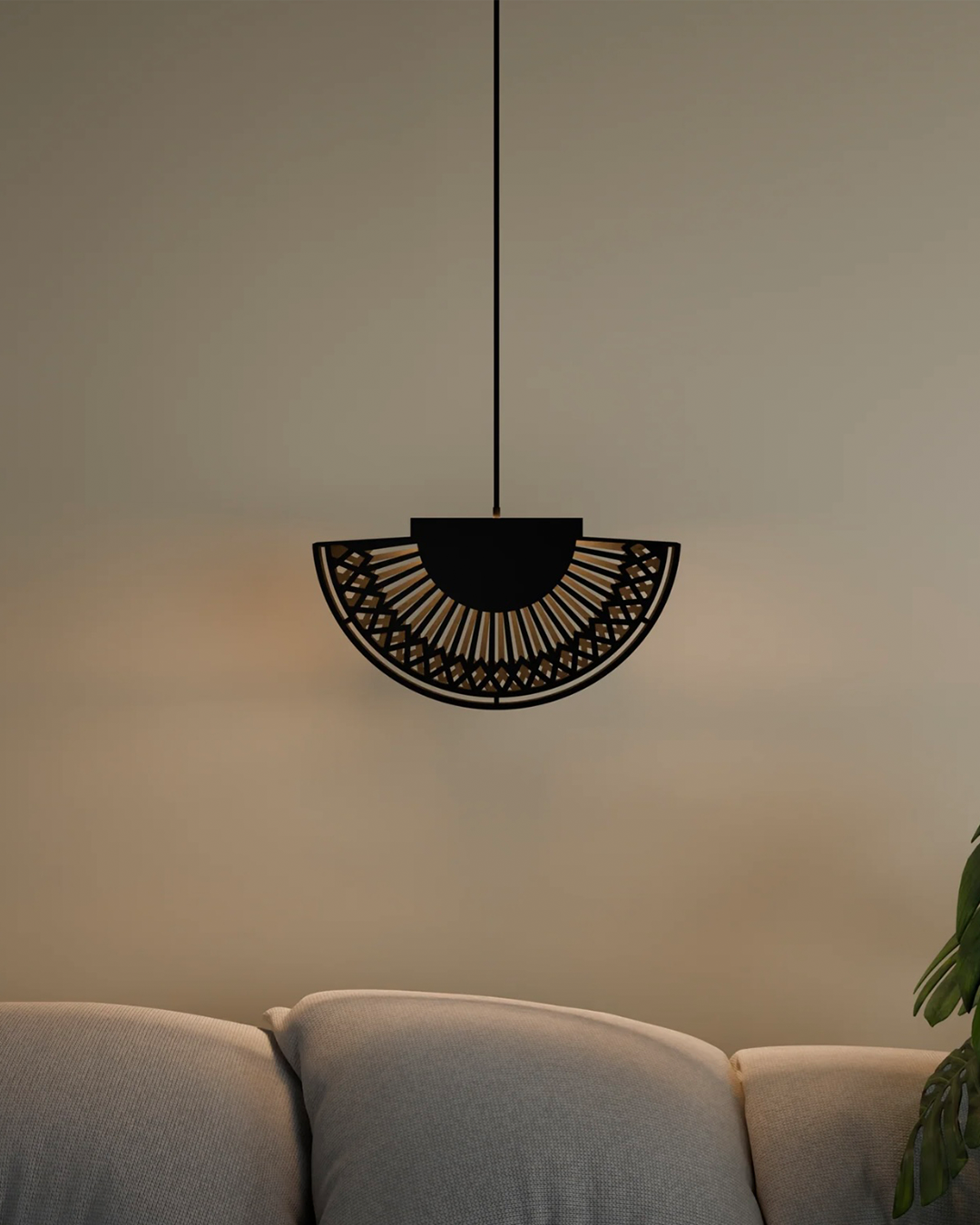 Breeze Pendant- Fan Inspired Design