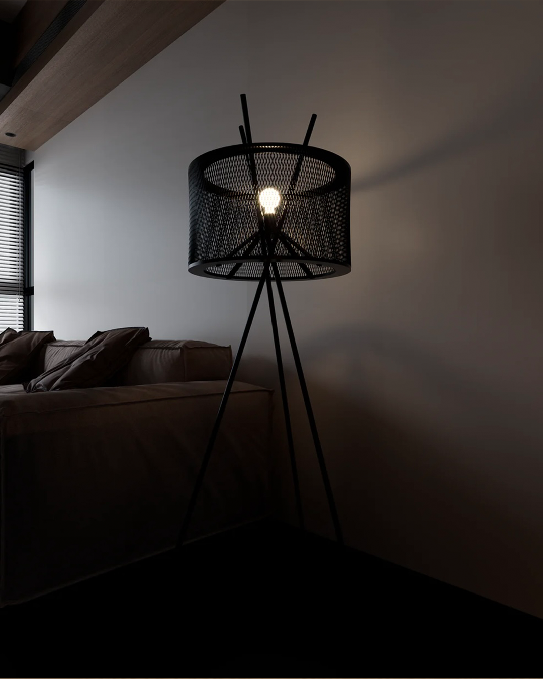 Spin Floor Lamp - Dynamic Design