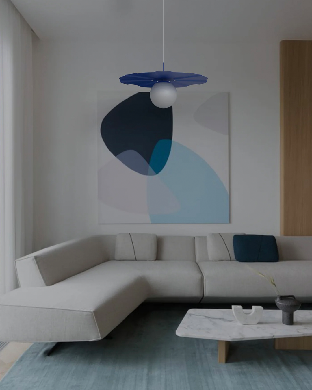 Sunbrella Pendant -Coastal Umbrella Style