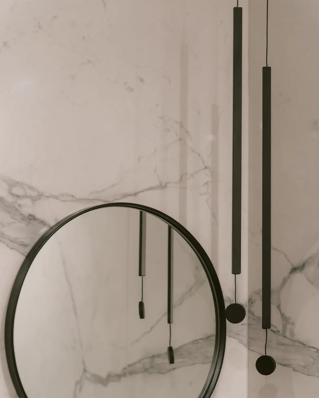 Two Lines Pendant Light – Minimal Stainless Steel Modern Lighting