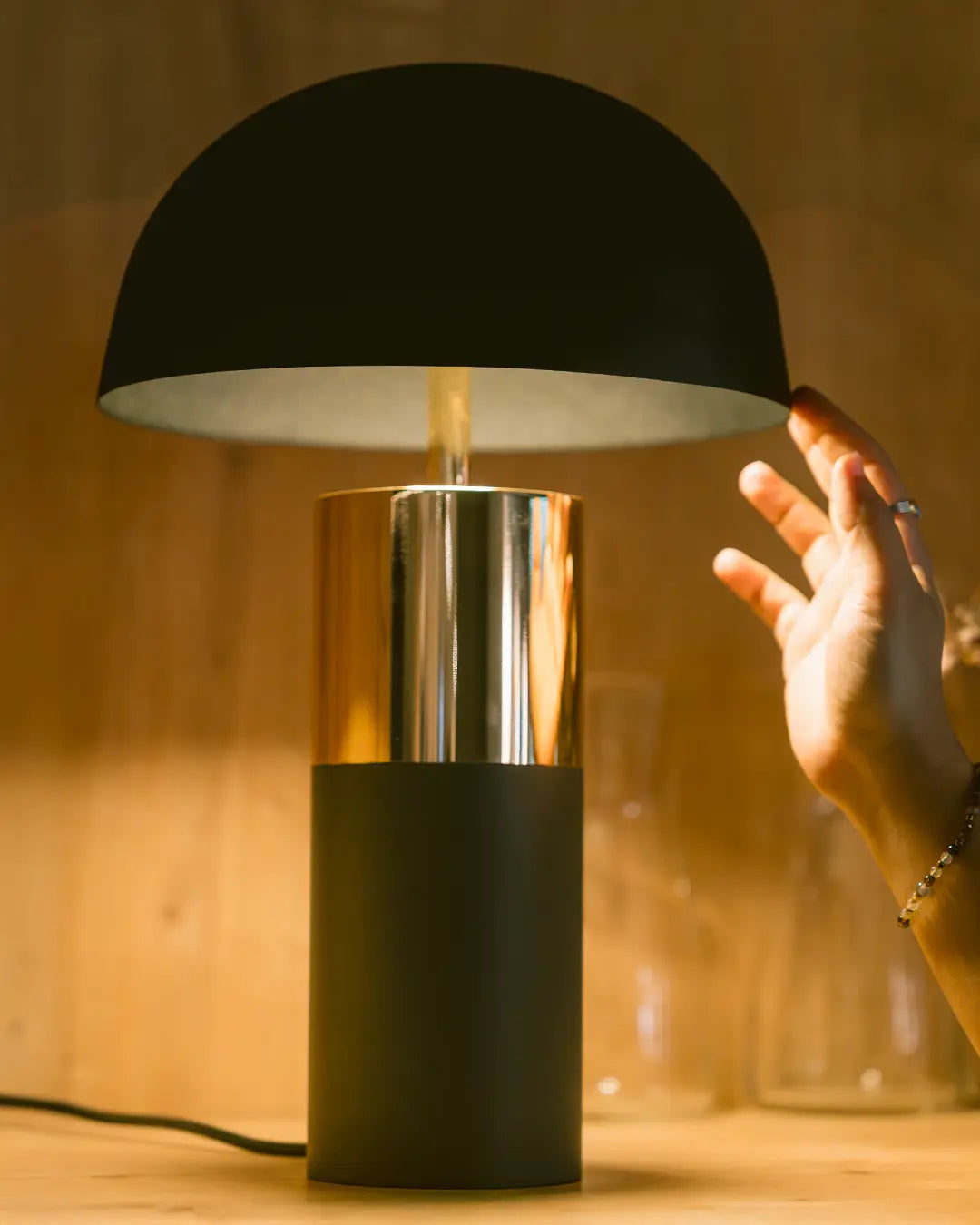 Canopy Table Lamp – Modern Electroplated Elegant Lighting