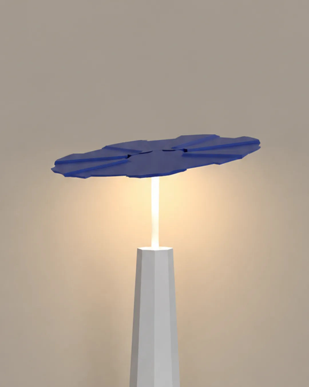 Sunbrella Floor Lamp -Coastal Umbrella Style