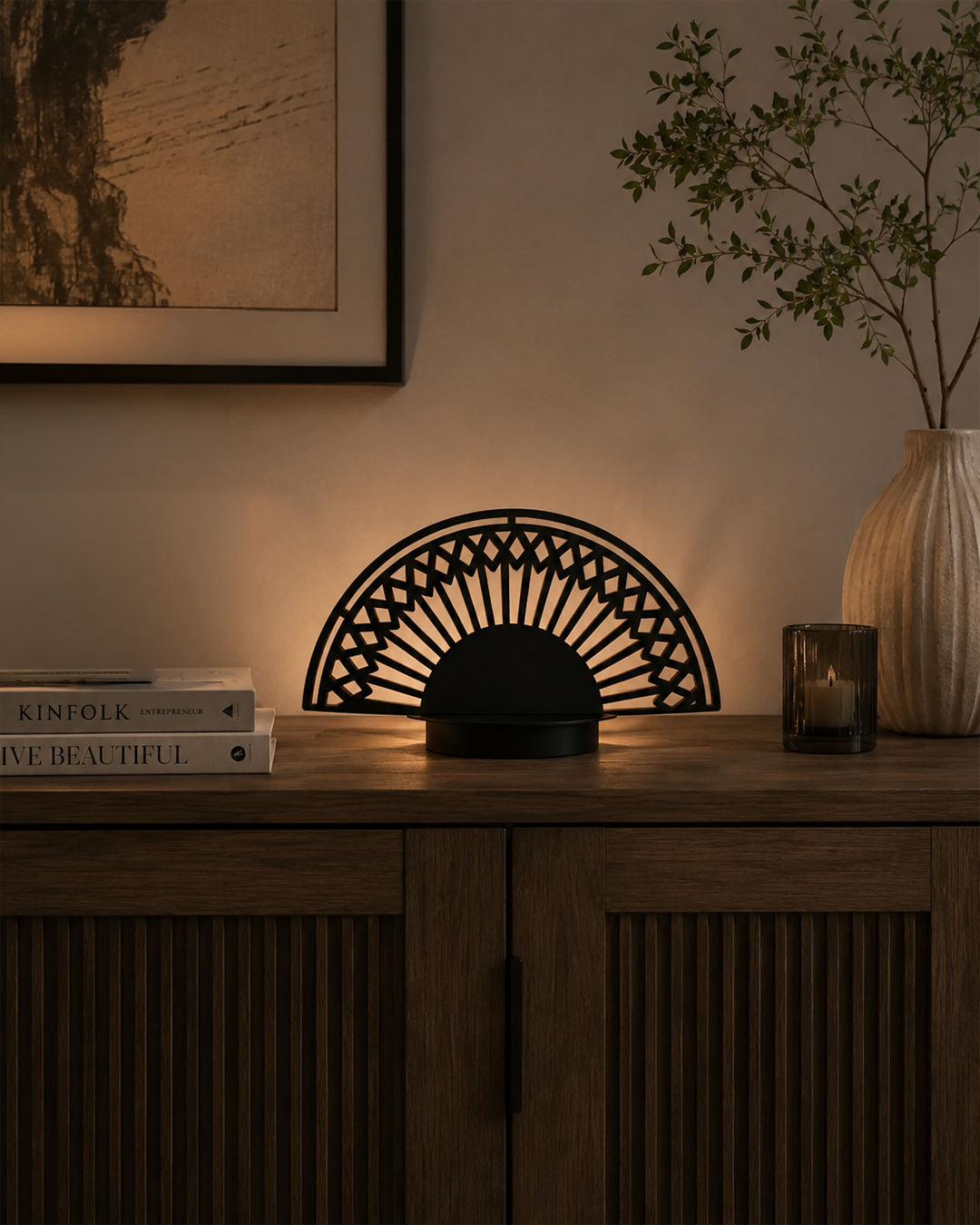 Breeze Table Lamp -Fan Inspired Design