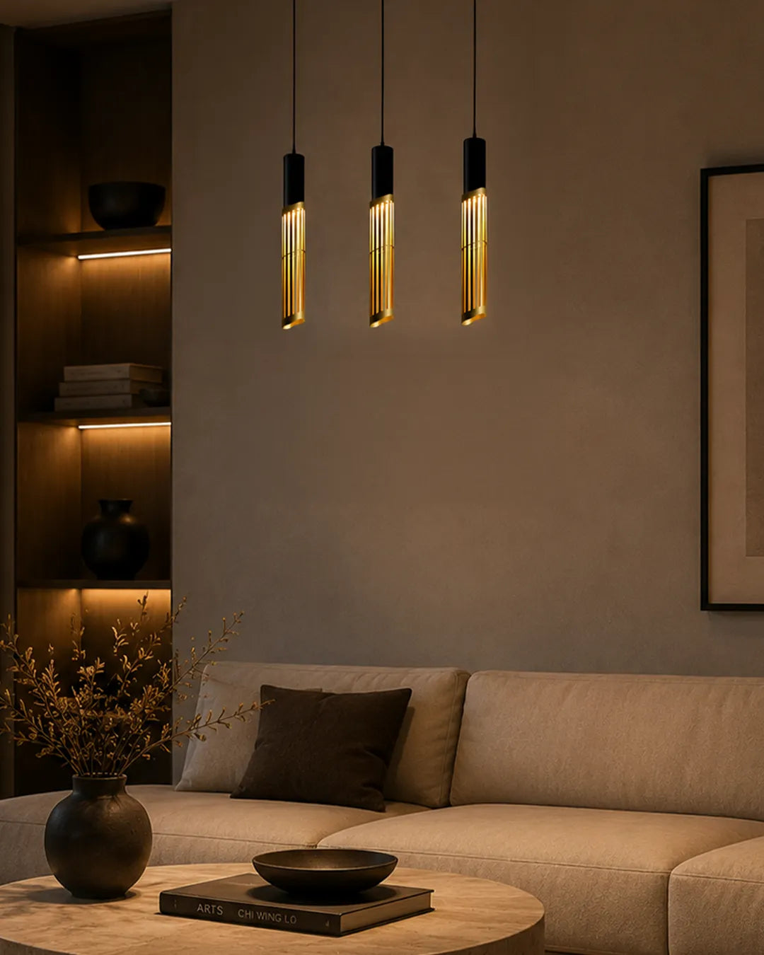 Dew 3 Pendant- Modern Dewdrop-Inspired Decorative Lighting