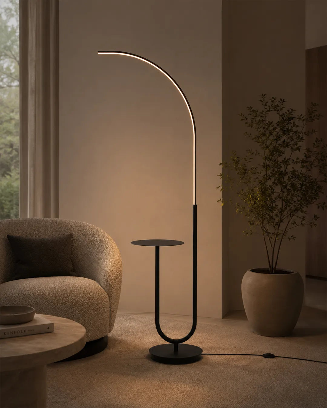 Curve Floor Lamp -Modern Minimalist Design