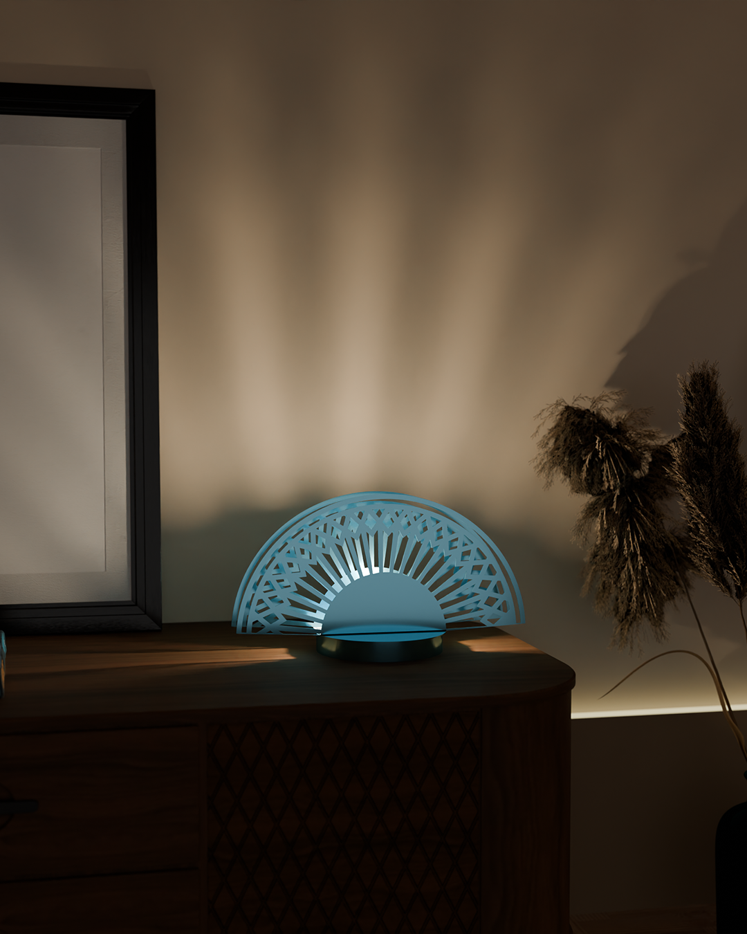 Breeze Table Lamp -Fan Inspired Design