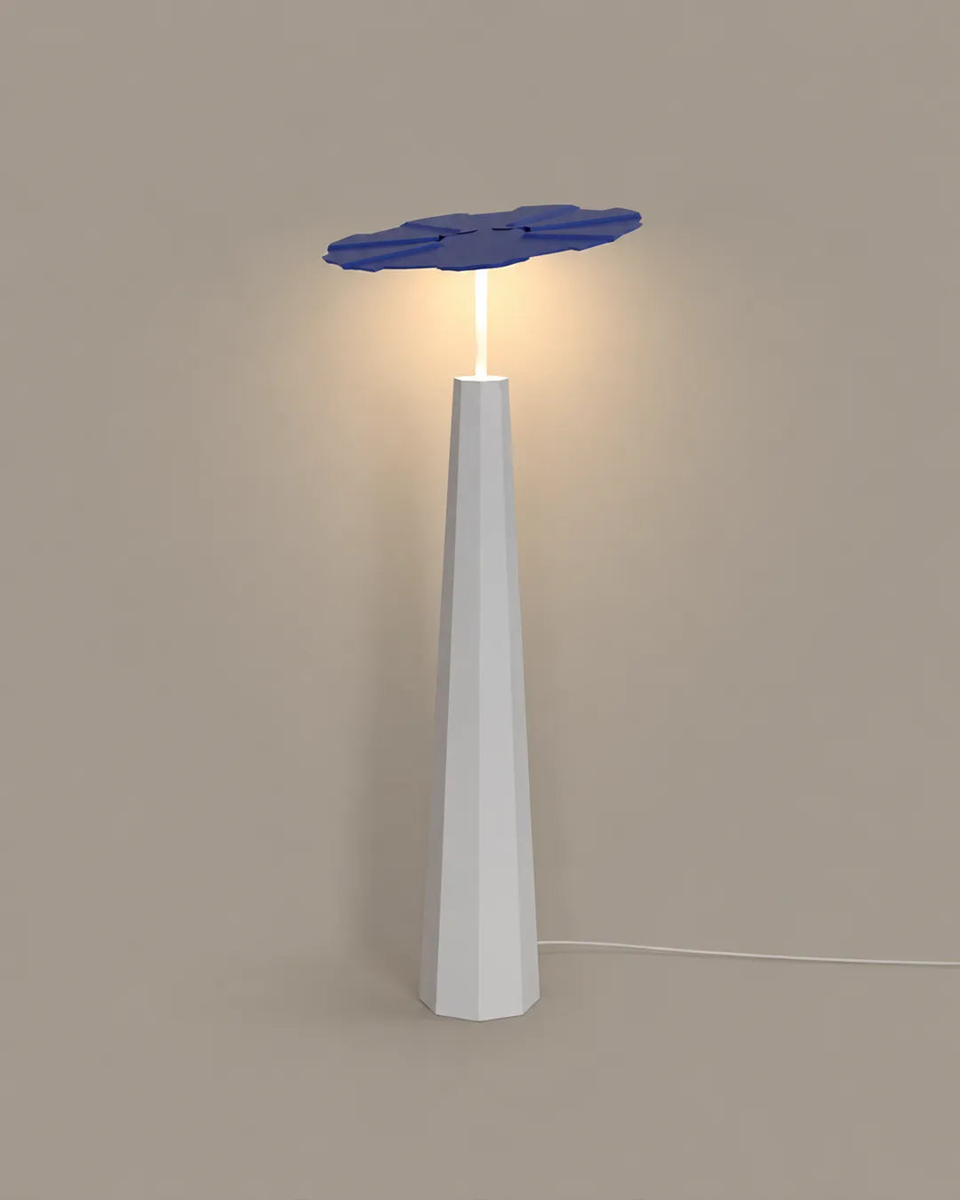 Sunbrella Floor Lamp -Coastal Umbrella Style