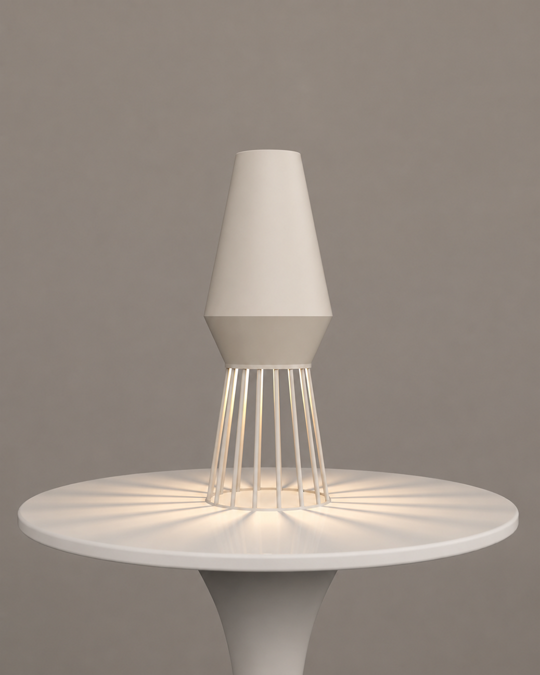 Beam Table Lamp -Elegant Lighting with Artistic Shadows