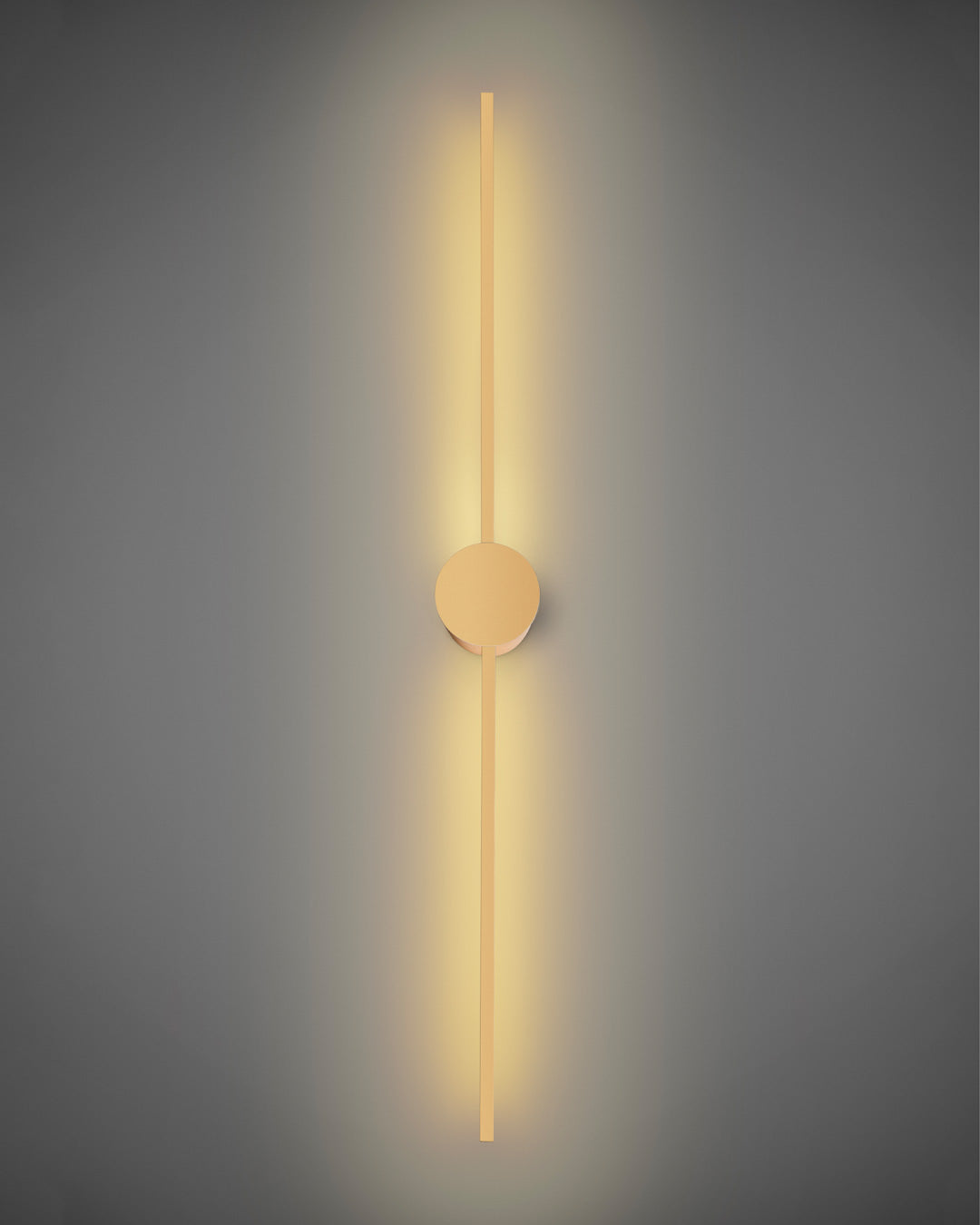 Double Lines Circle Gold - Wall Lamp