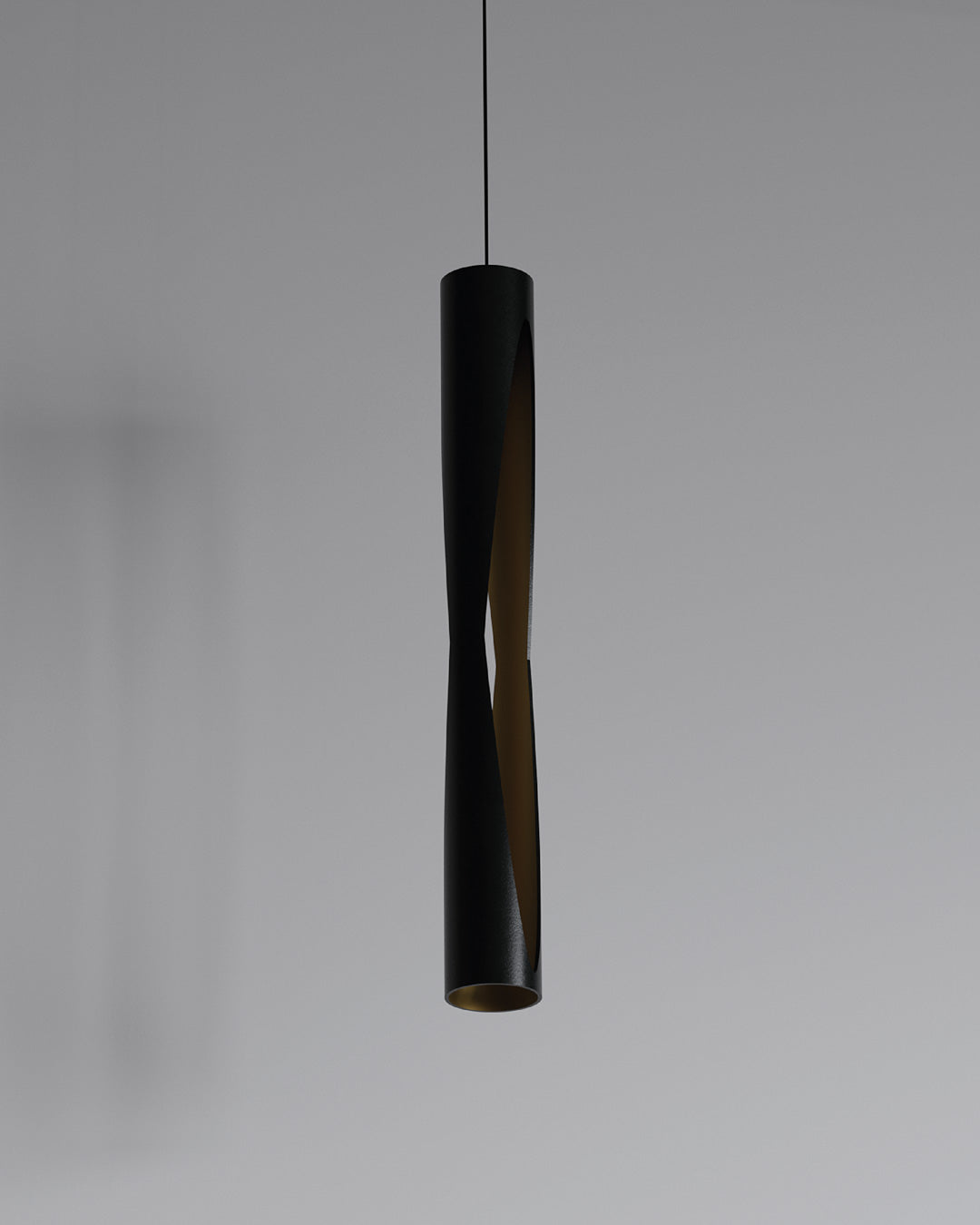 Dew 1 pendant with single dewdrop inspired suspended glass creating soft ambient light – مصباح ديو 1 المعلق بزجاج مستوحى من قطرة الندى مع إضاءة محيطية ناعمة