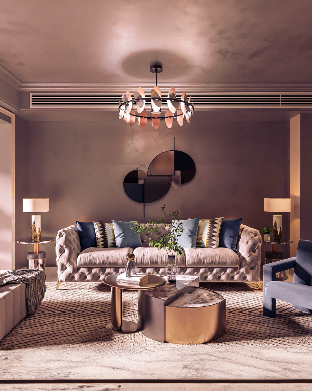 Ovals - Chandelier