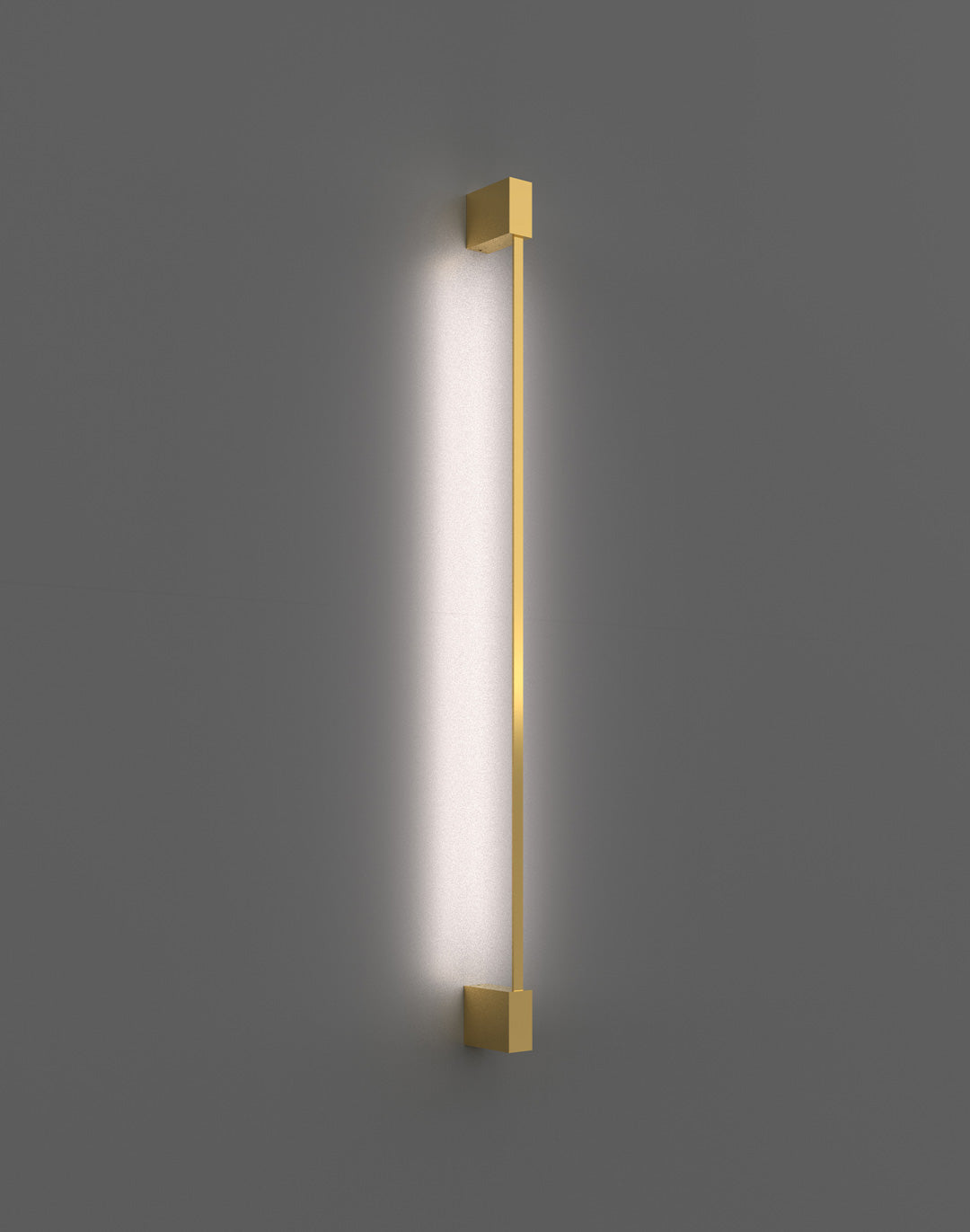 Lines Dual Square Gold - Wall Lamp