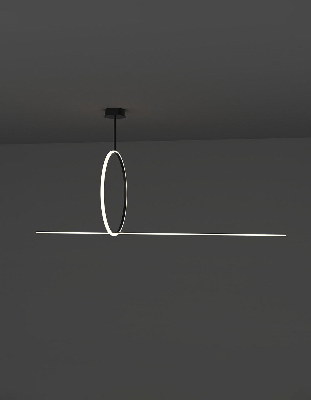 Ring Pendant -Modern Line Geometric,75cm x 150cm