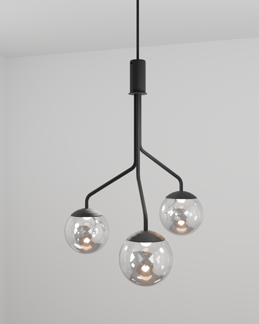 Lumo pendant with soft ambient moonlight inspired glow and tranquil elegant form مصباح لومو المعلق بضوء محيطي ناعم مستوحى من ضوء القمر وشكل أنيق هادئ