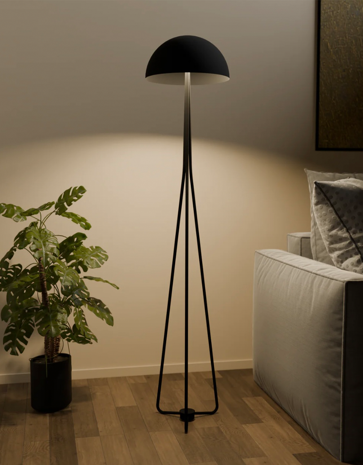 Lunar Floor Lamp- Celestial Calm