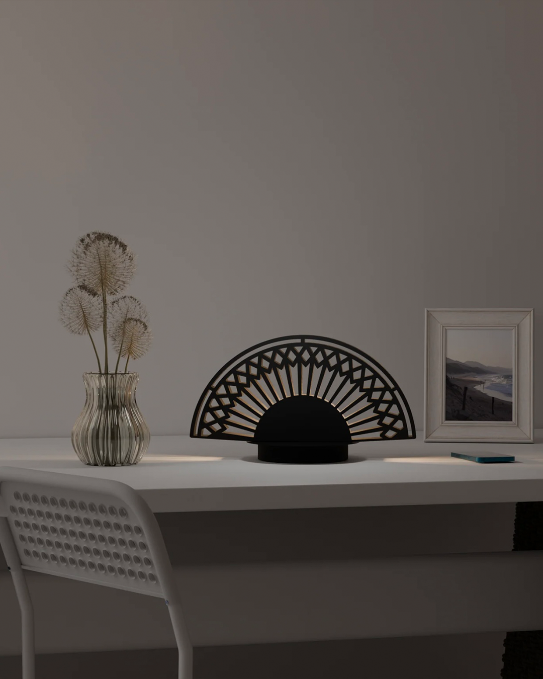 Breeze Table Lamp -Fan Inspired Design