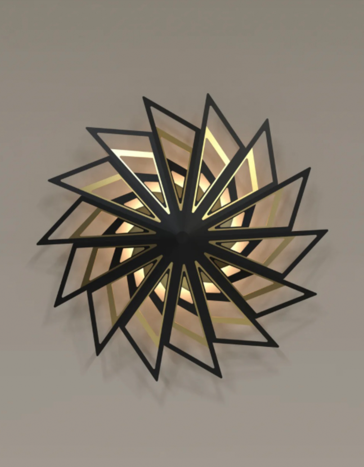 Galaxy Wall Lamp- Celestial Design ,40cm x 40cm
