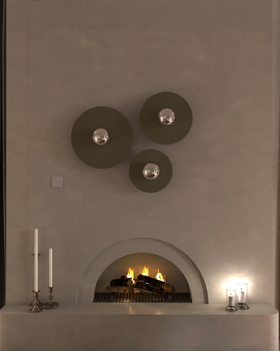 Troika Wall Lamp -Modern Triple-Harmony Decorative Lighting