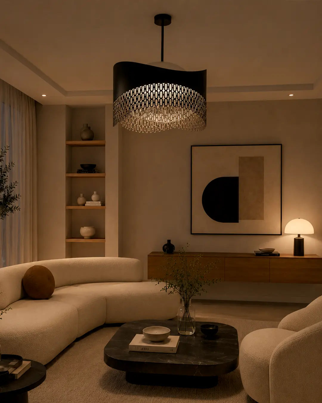 Chains Chandelier – Modern Contemporary Statement Lighting