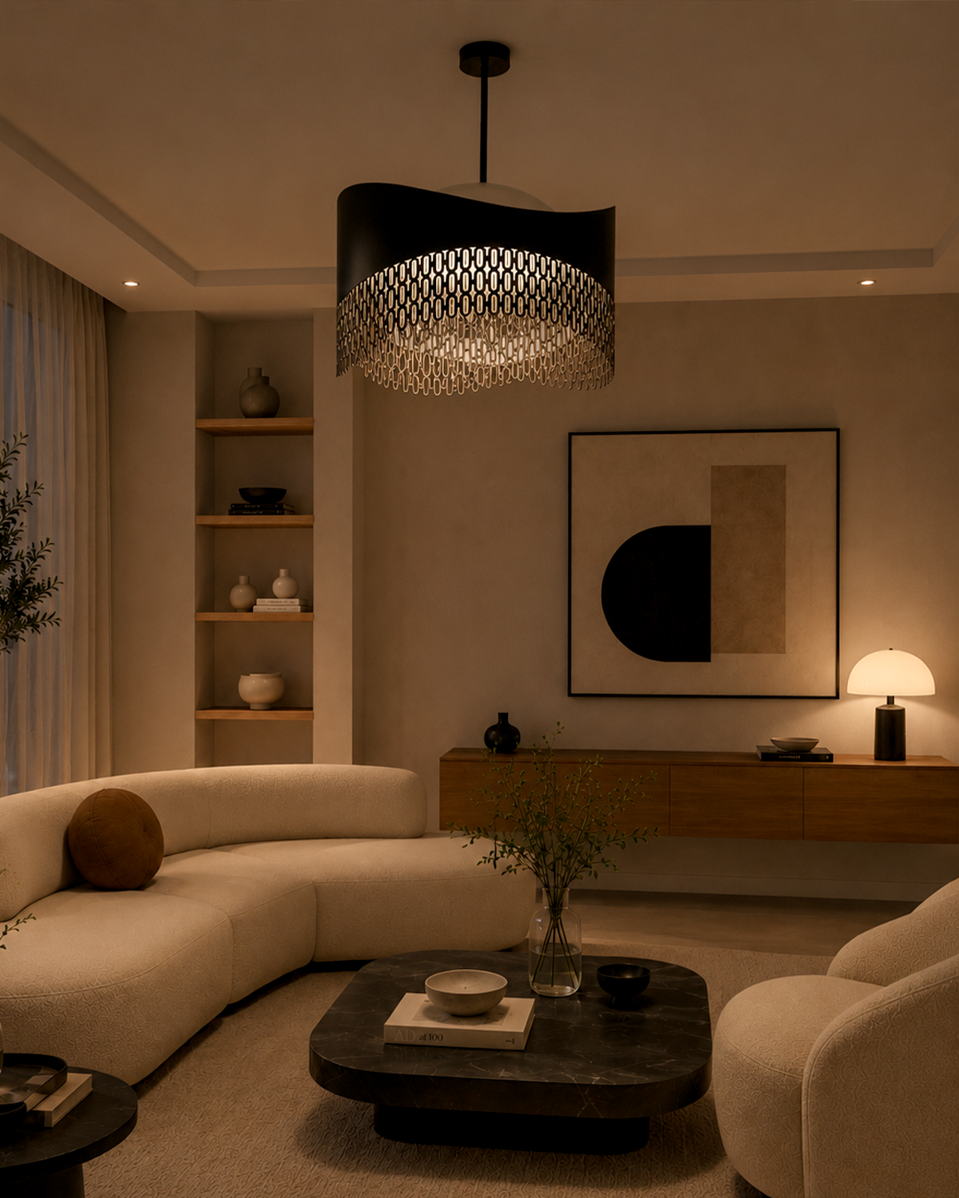 Chains Chandelier – Modern Contemporary Statement Lighting