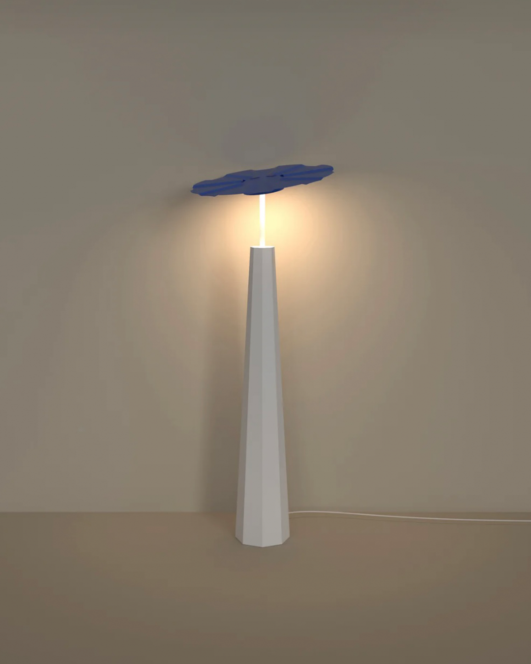 Sunbrella Floor Lamp -Coastal Umbrella Style