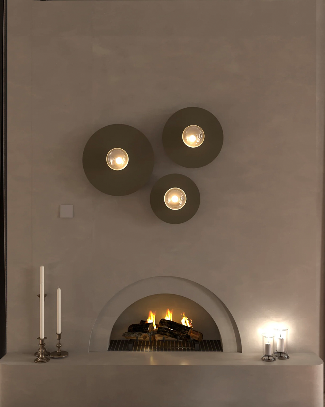 Troika Wall Lamp -Modern Triple-Harmony Decorative Lighting