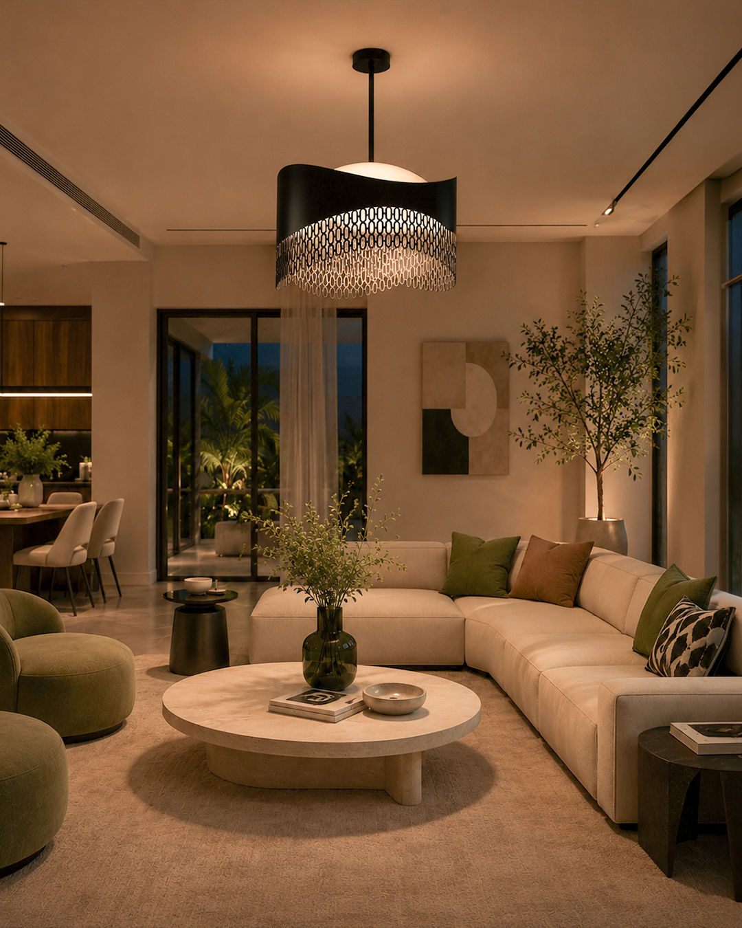 Chains Chandelier – Modern Contemporary Statement Lighting
