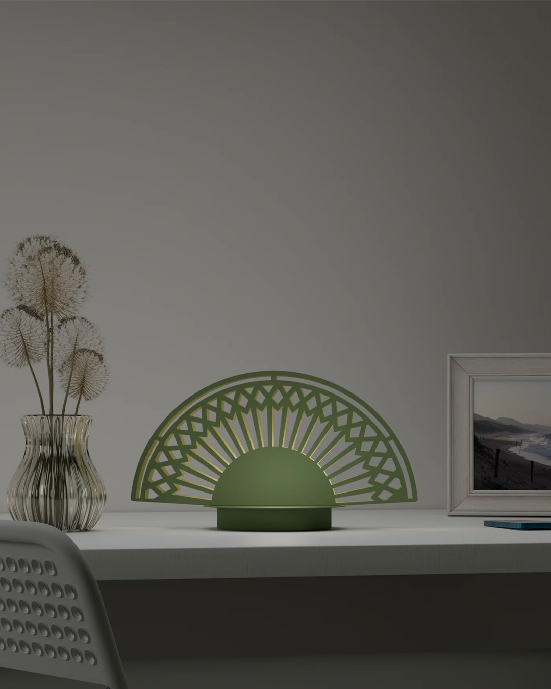 Breeze Table Lamp -Fan Inspired Design