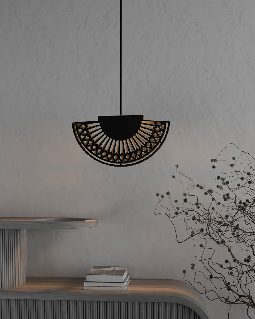 Breeze Pendant- Fan Inspired Design