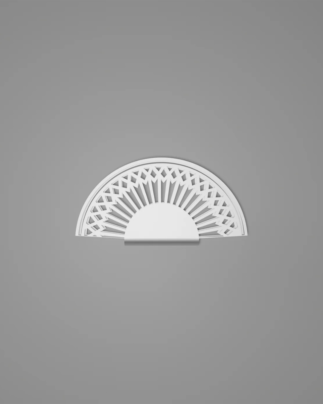 Breeze Wall Lamp- Fan Inspired Design , 23.5cm x 45cm