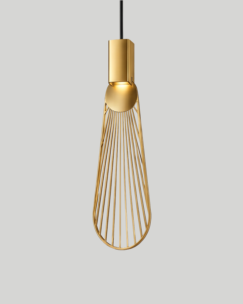 Aten Pendant – Elegant Modern Gold Lighting Fixture