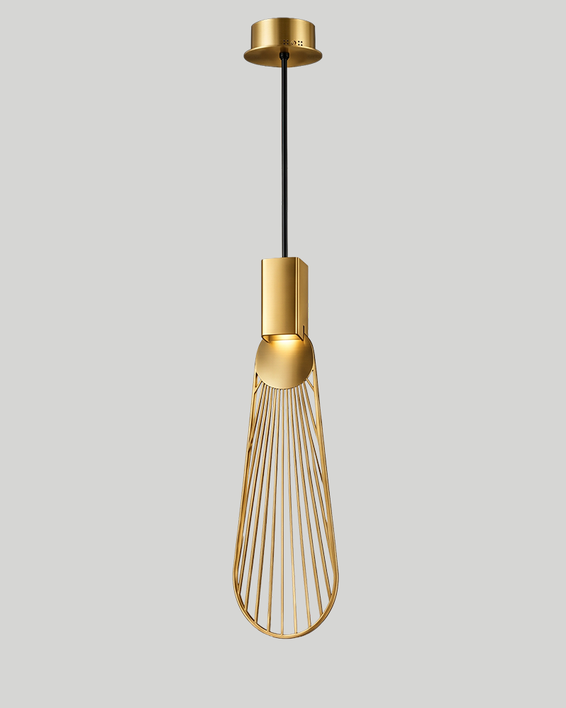Aten Pendant – Elegant Modern Gold Lighting Fixture
