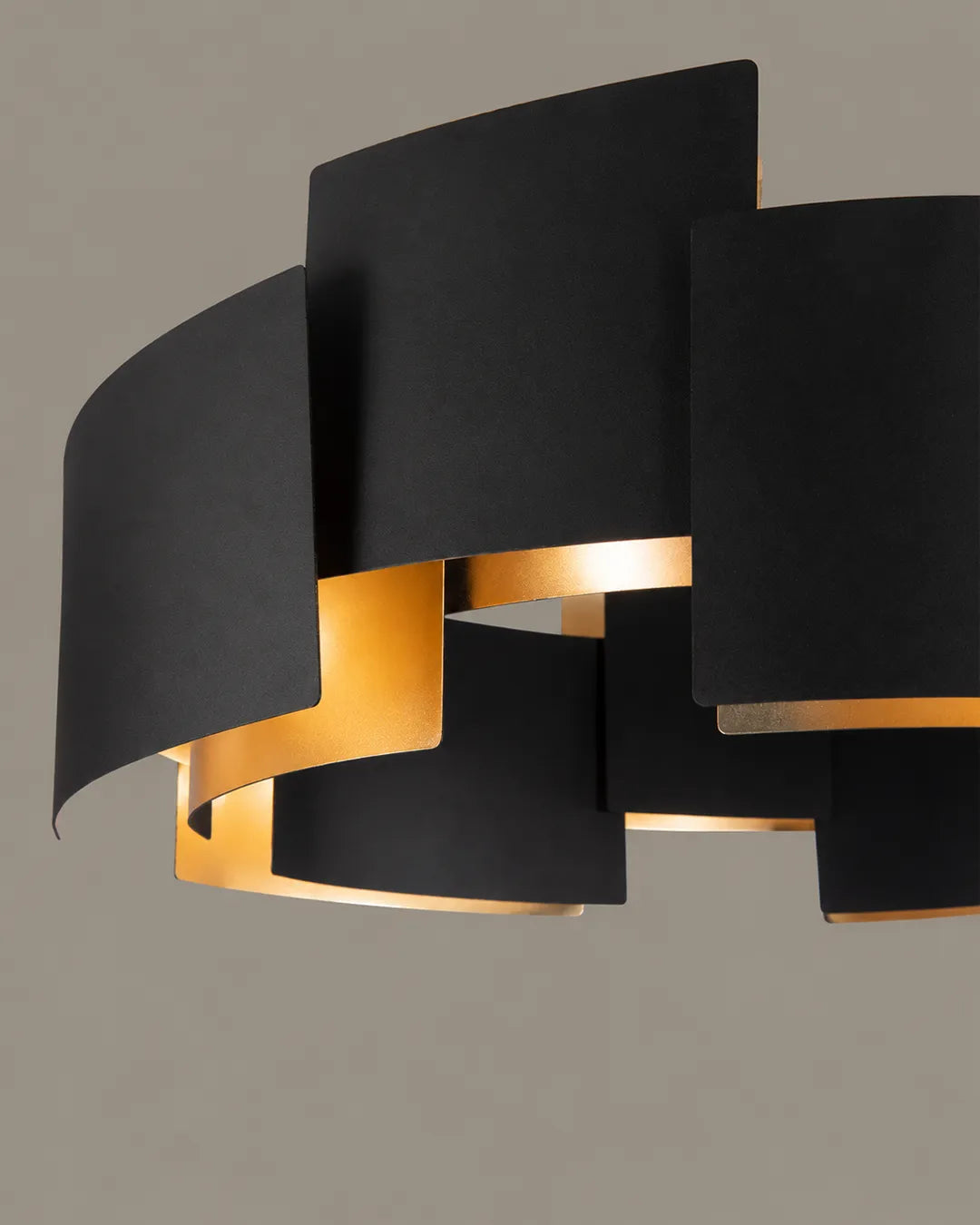 Offset Chandelier – Modern Geometric Elegant Lighting