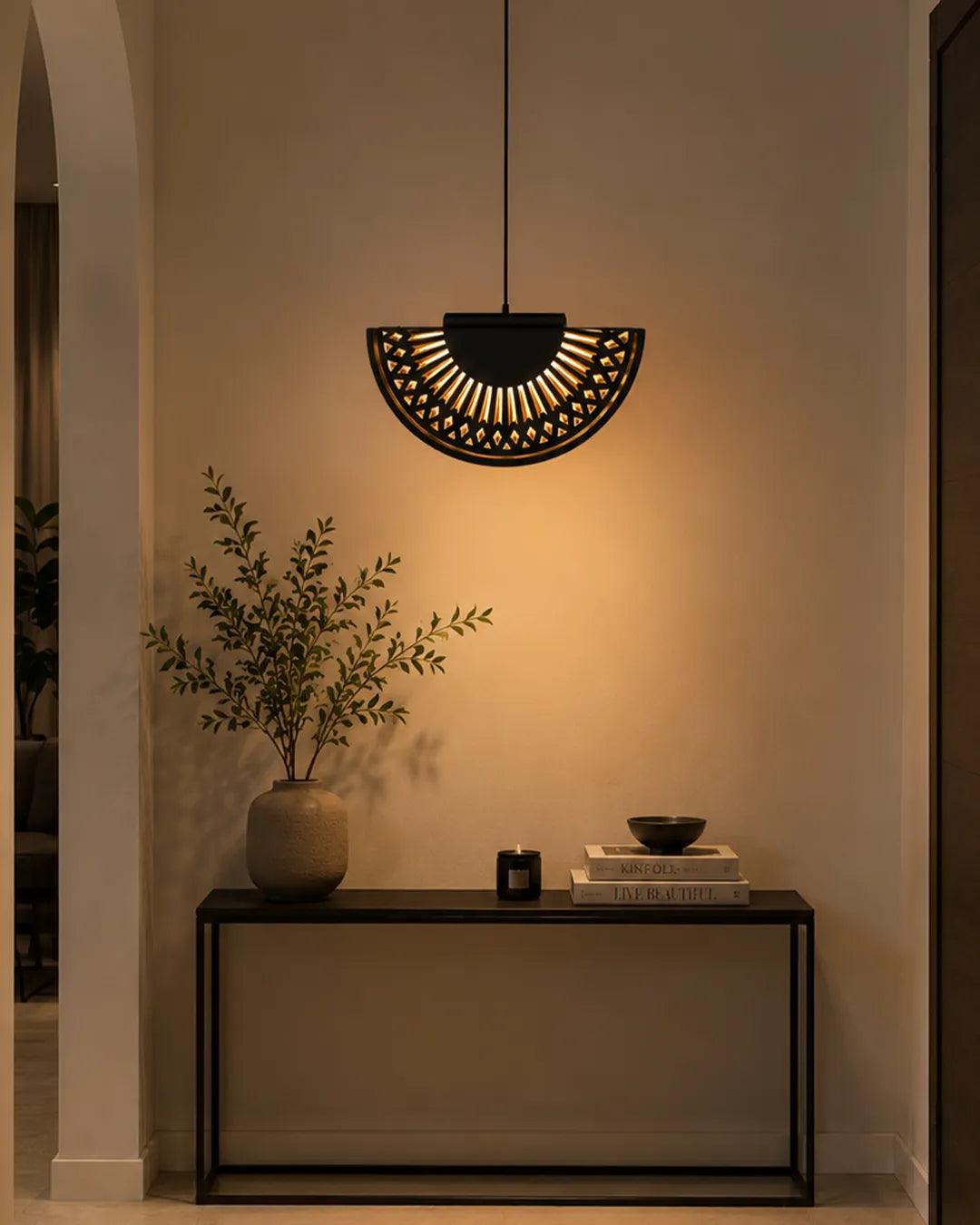Breeze Pendant- Fan Inspired Design