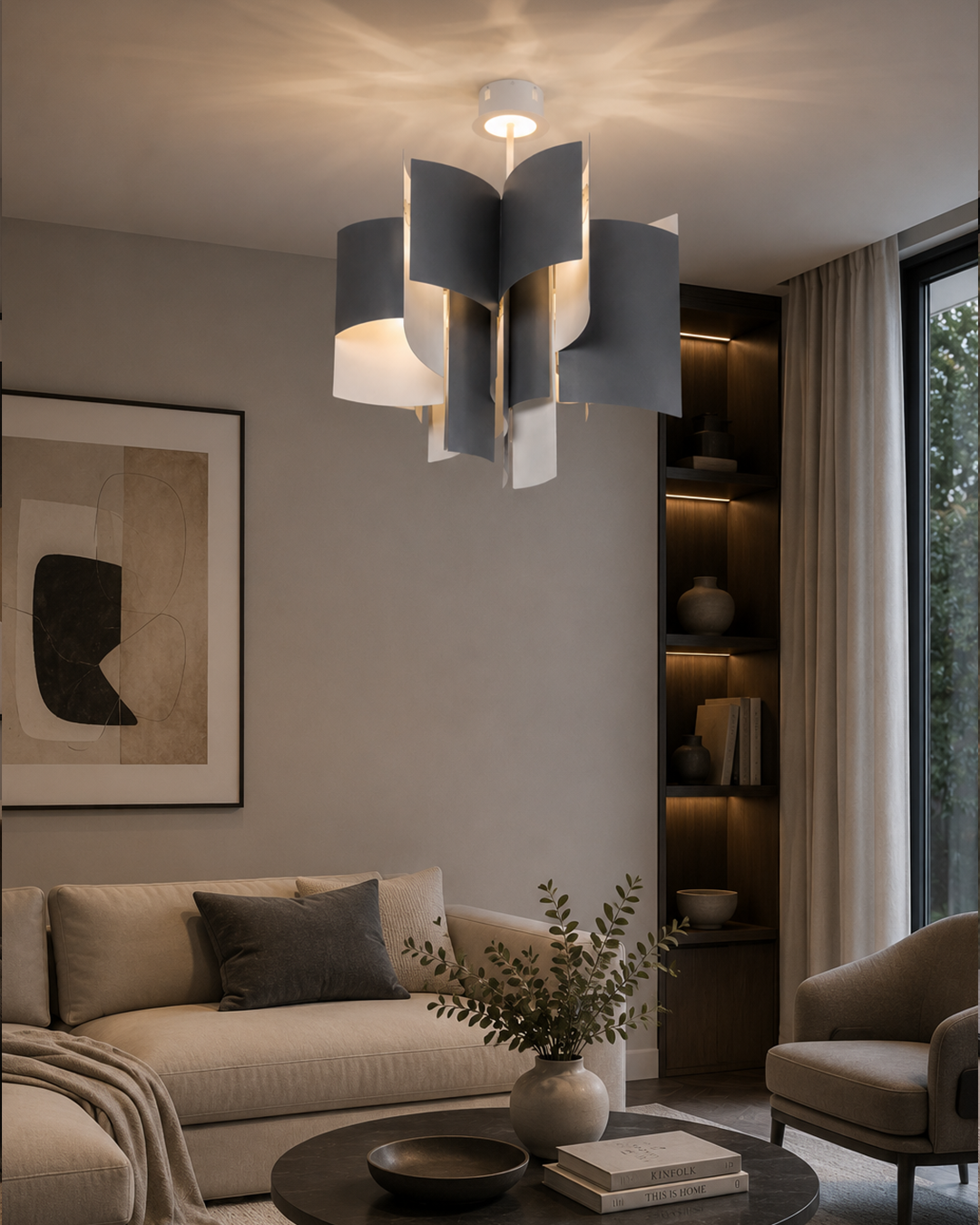 Grace Chandelier –Lotus-Inspired Modern Decorative Lighting