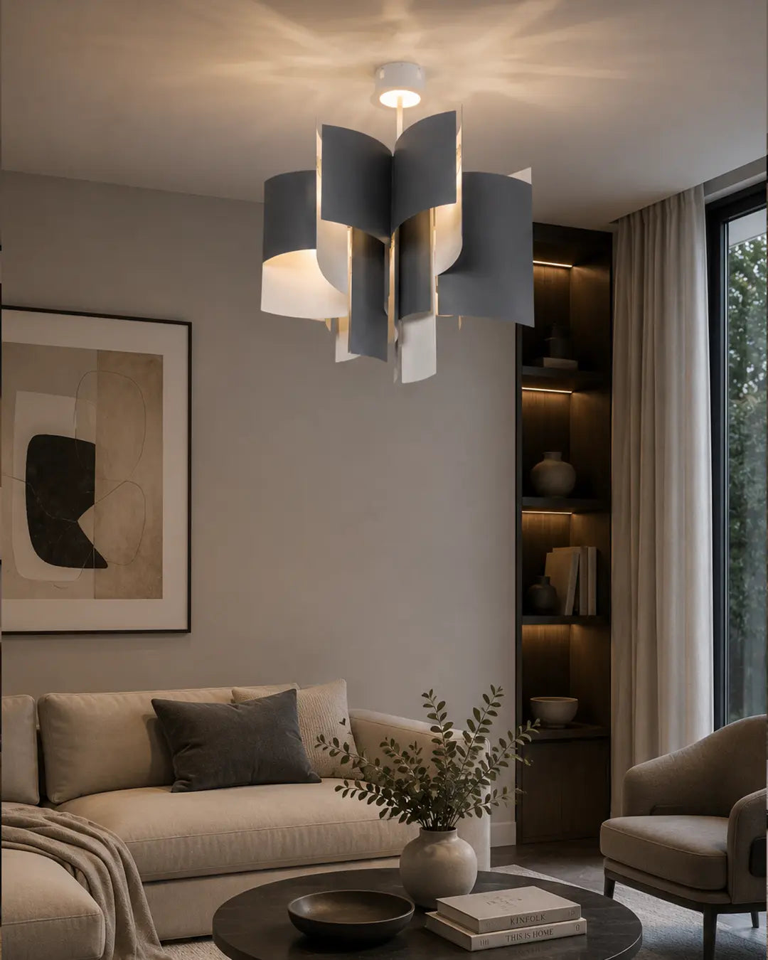 Grace Chandelier –Lotus-Inspired Modern Decorative Lighting