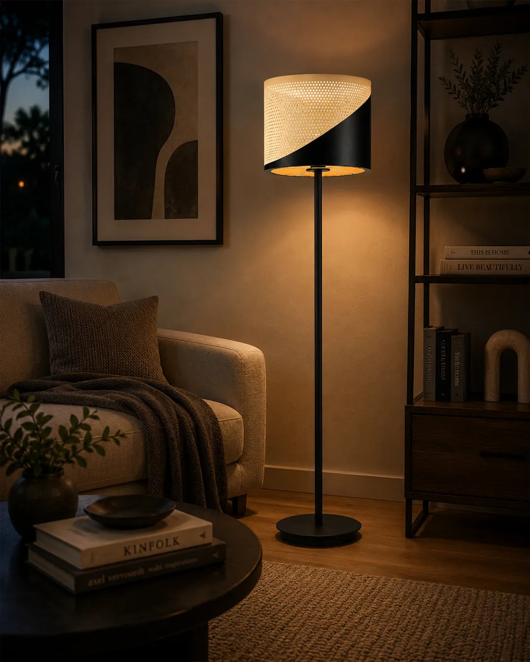 Dip Floor Lamp – Modern Stainless Steel Lighting