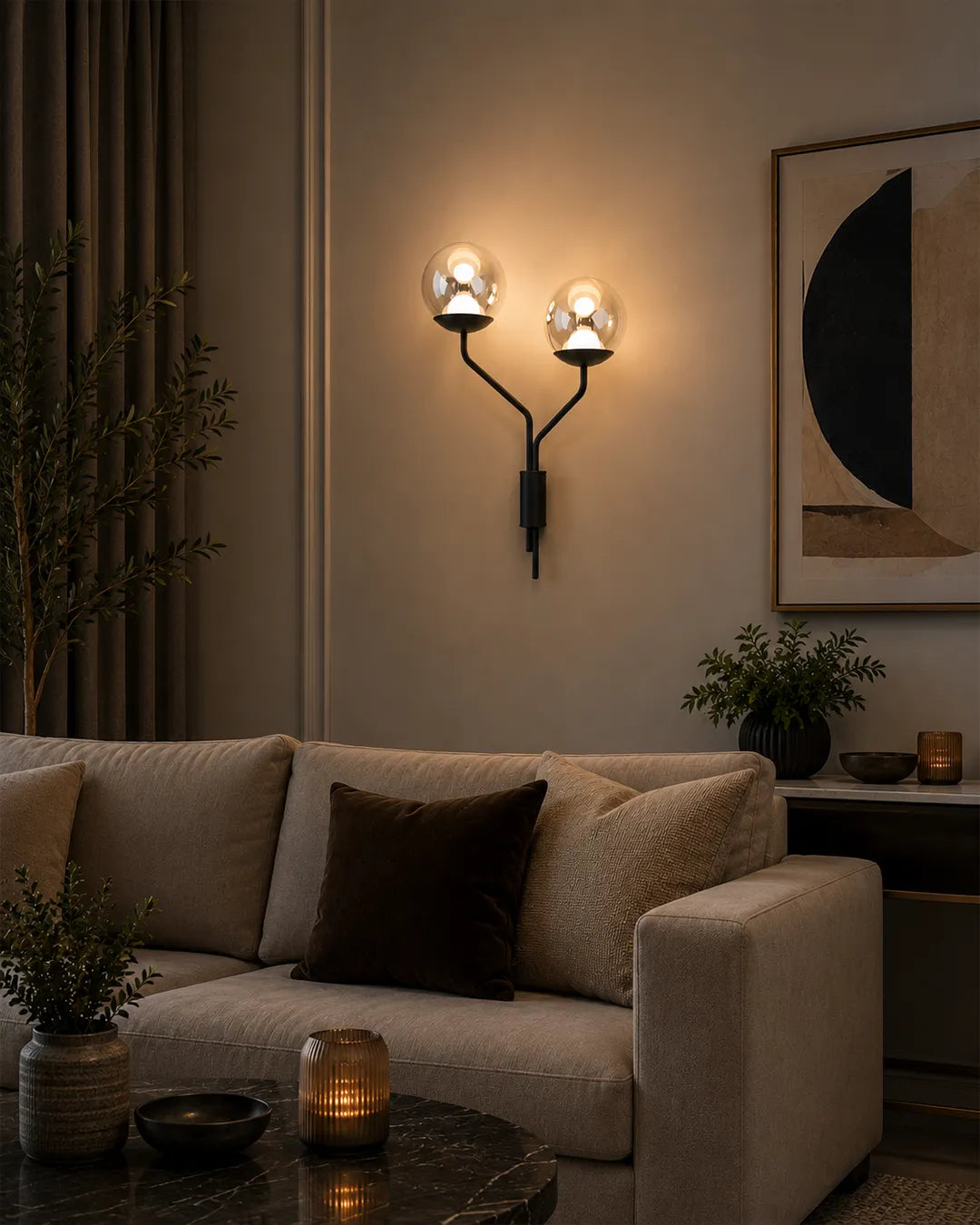 Lumo Wall Lamp - Moonlight Inspired Design