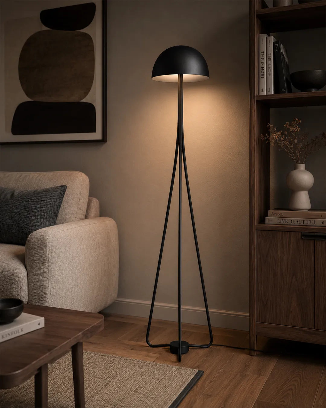 Lunar Floor Lamp- Celestial Calm