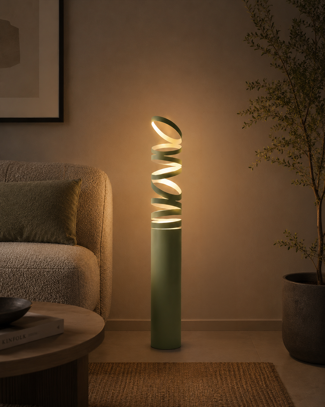 Whirl Modern Floor Lamp – Playful Contemporary Lighting