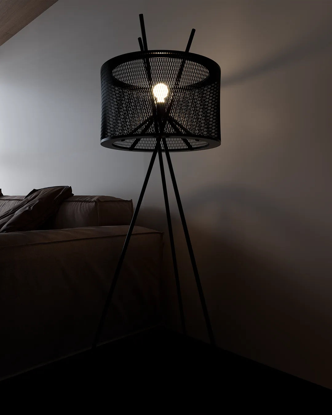 Spin Floor Lamp - Dynamic Design