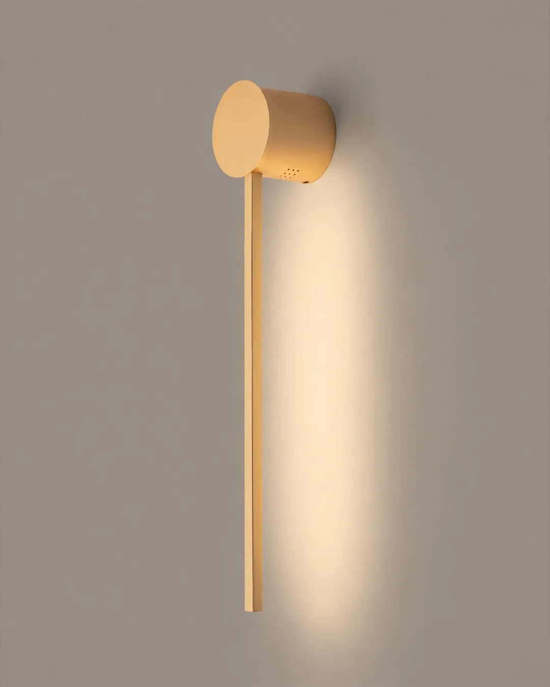 Lines Circle Gold Wall Lamp – Minimal Stainless Steel Indirect Lighting