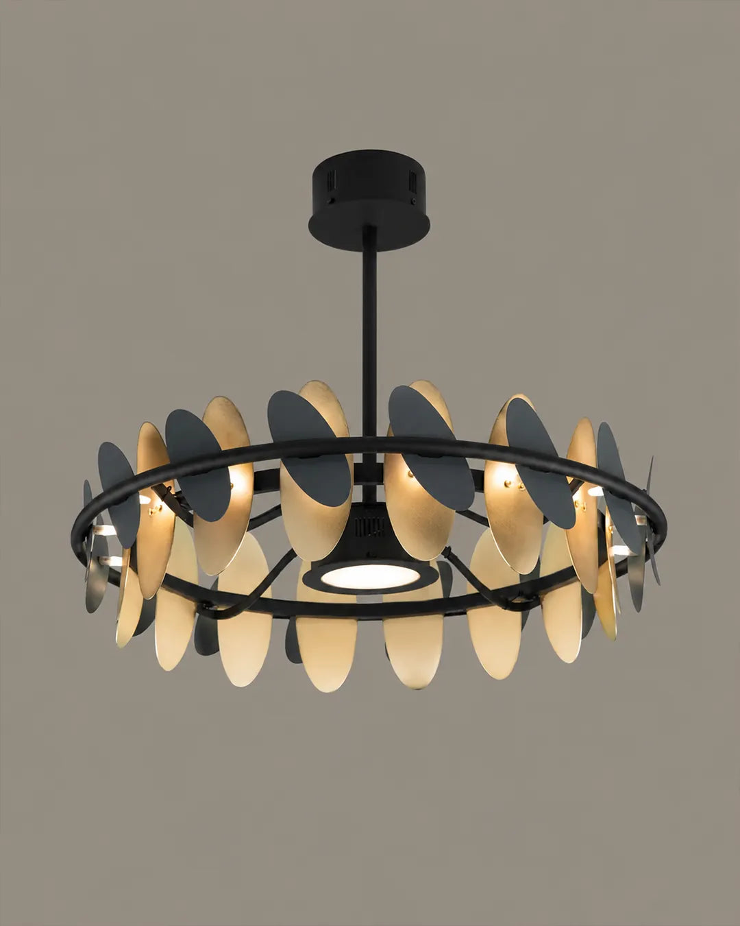 Ovals Chandelier – Modern Butterfly Wing-Inspired Decorative Lighting