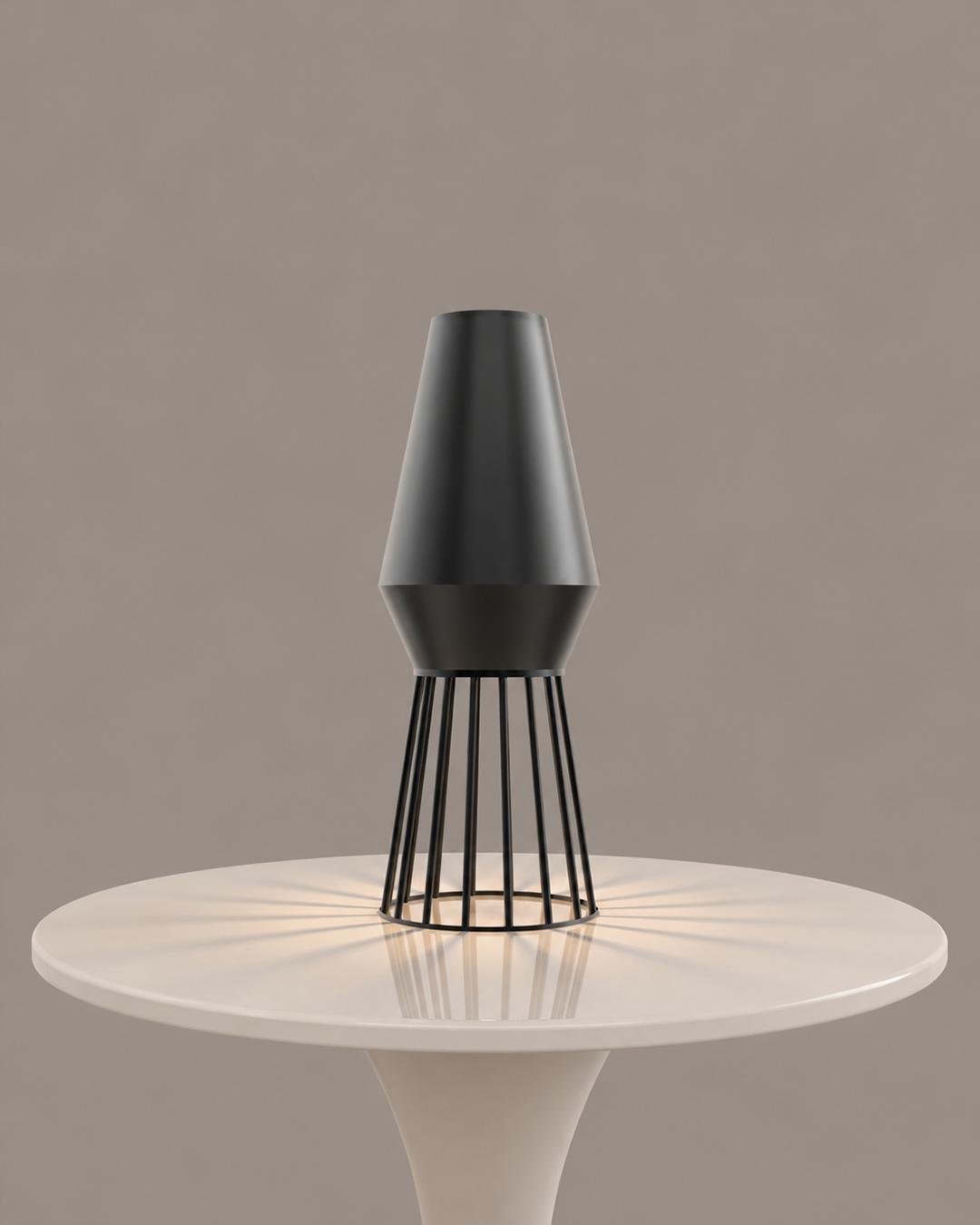 Beam Table Lamp -Elegant Lighting with Artistic Shadows