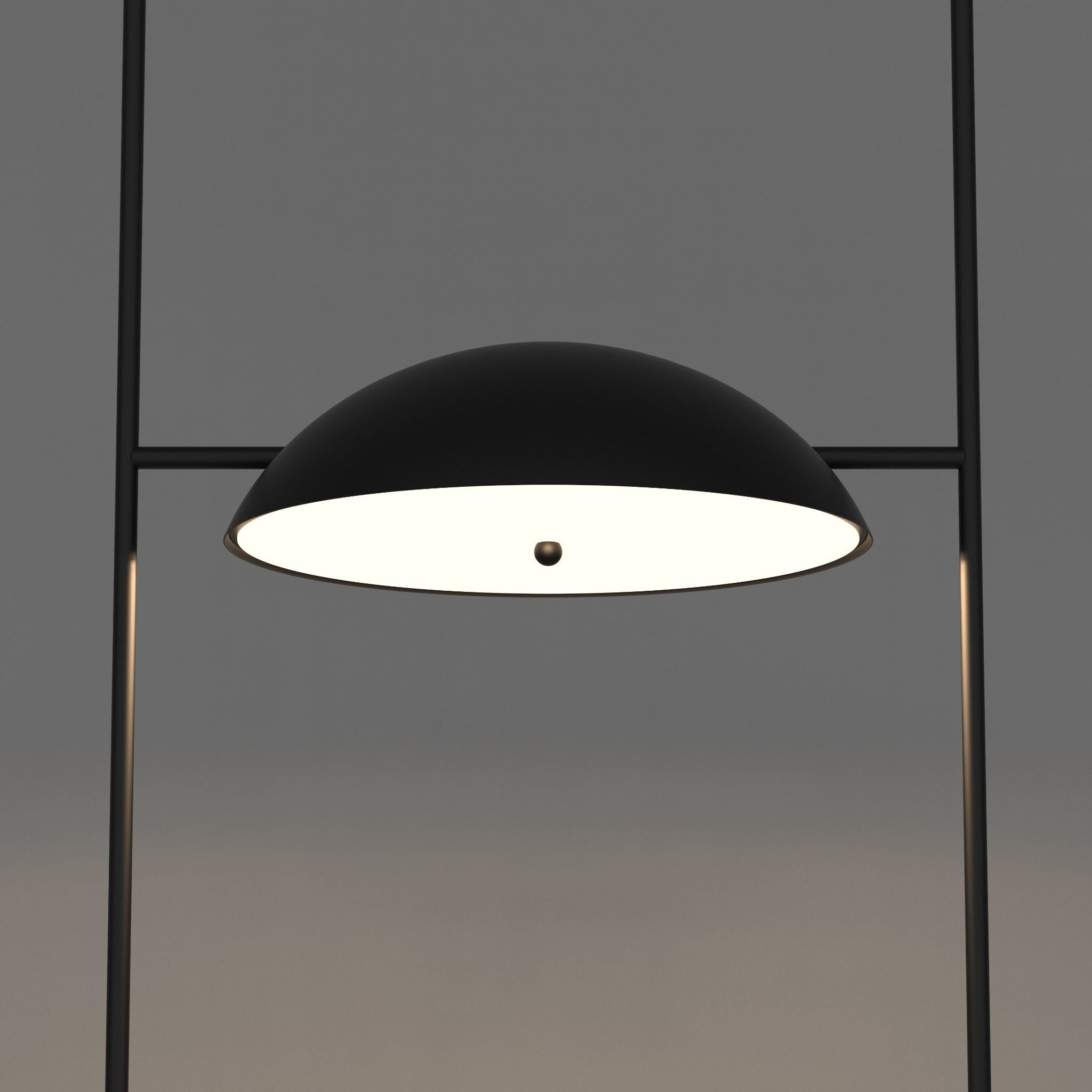 Wong floor lamp with Japanese minimalist linear design for calm ambient lighting مصباح أرضي وونغ بتصميم خطي ياباني بسيط لإضاءة هادئة