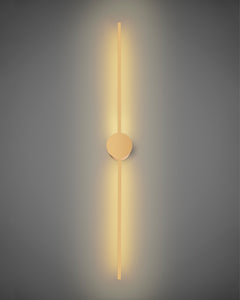Double Lines Circle Gold - Wall Lamp