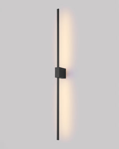 Double Lines Square Black - Wall Lamp