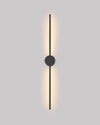 Double Lines Circle Black - Wall Lamp