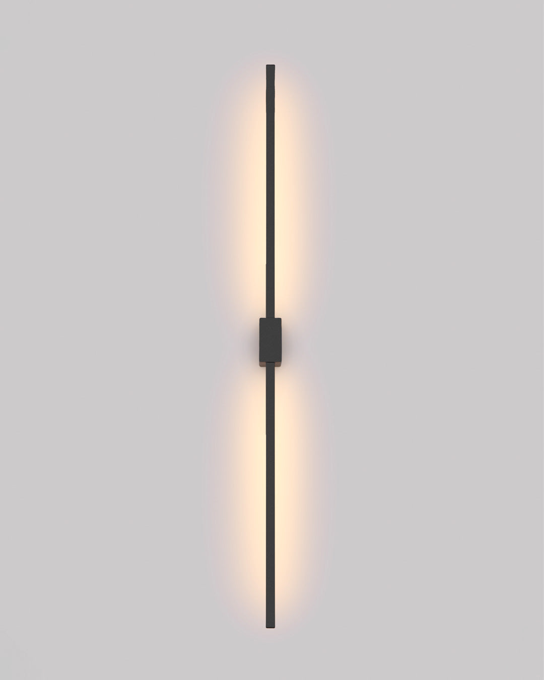 Double Lines Square Black - Wall Lamp