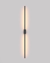 Load image into Gallery viewer, Double Lines Square Black - Wall Lamp
